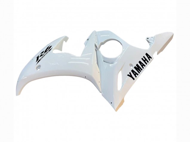 Preisgünstige Yamaha YZF R6S Motorrad Verkleidung 2006-2009 - Weiss Schwarz Aufkleber