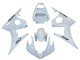 Preisgünstige Yamaha YZF R6S Motorrad Verkleidung 2006-2009 - Weiss Schwarz Aufkleber