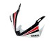 Preisgünstige Yamaha YZF R6 Motorrad Verkleidung 2003-2004 - Weiss Rot Glanzendes Schwarz Motul