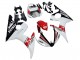 Preisgünstige Yamaha YZF R6S Motorrad Verkleidung 2006-2009 - Weiss Rot Glanzendes Schwarz Motul