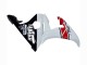 Preisgünstige Yamaha YZF R6S Motorrad Verkleidung 2006-2009 - Weiss Rot Glanzendes Schwarz Motul