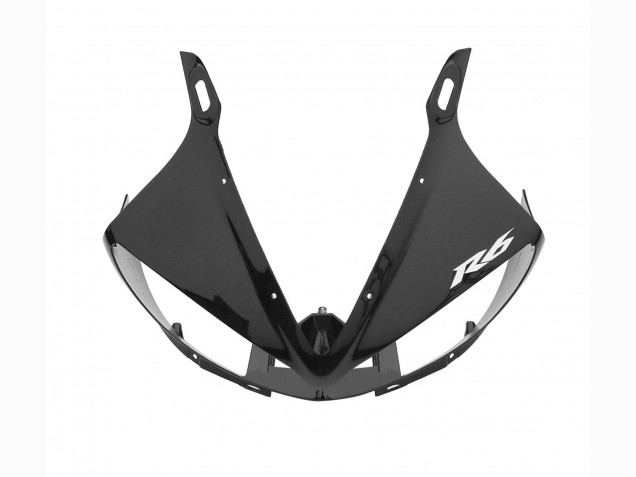 Preisgünstige Yamaha YZF R6S Motorrad Verkleidung 2006-2009 - Glanzendes Schwarz Matt Schwarz