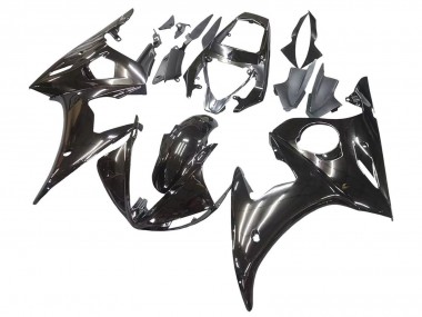 Preisgünstige Yamaha YZF R6 Motorrad Verkleidung 2003-2004 - Glanzendes Schwarz