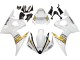 Preisgünstige Yamaha YZF R6 Motorrad Verkleidung 2003-2004 - Weiss Gold