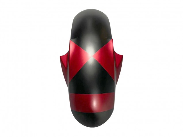 Preisgünstige Yamaha YZF 600 R6 Motorrad Verkleidung 2005 - Matt Schwarz Rot Geometric