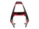 Preisgünstige Yamaha YZF 600 R6 Motorrad Verkleidung 2005 - Matt Schwarz Rot Geometric