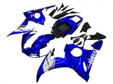 Preisgünstige Yamaha YZF 600 R6 Motorrad Verkleidung 2005 - Blau Weiss