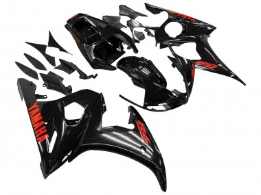Preisgünstige Yamaha YZF 600 R6 Motorrad Verkleidung 2005 - Schwarz Rot