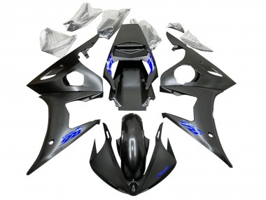 Preisgünstige Yamaha YZF 600 R6 Motorrad Verkleidung 2005 - Schwarz Blau
