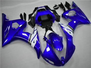 Preisgünstige Yamaha YZF 600 R6 Motorrad Verkleidung 2005 - Blau Weiss