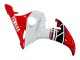 Preisgünstige Yamaha YZF 600 R6 Motorrad Verkleidung 2005 - Weiss Rot Glanzendes Schwarz
