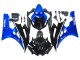 Preisgünstige Yamaha YZF 600 R6 Motorrad Verkleidung 2006-2007 - Blau Glanzendes Schwarz