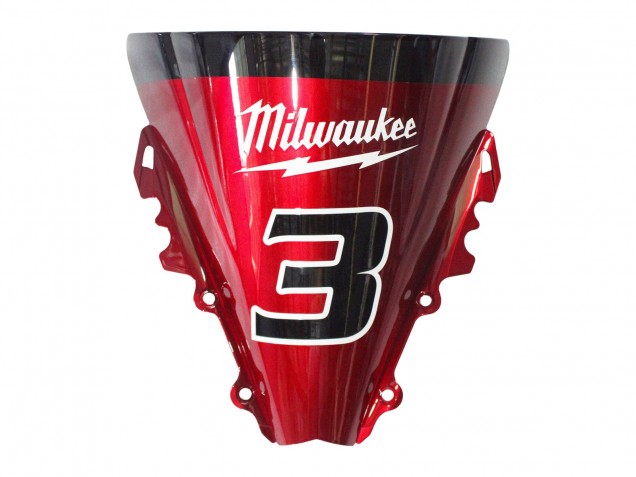 Preisgünstige Yamaha YZF 600 R6 Motorrad Verkleidung 2006-2007 - Weiss Rot Schwarz Grun Monster Milwaukee