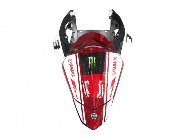 Preisgünstige Yamaha YZF 600 R6 Motorrad Verkleidung 2006-2007 - Weiss Rot Schwarz Grun Monster Milwaukee