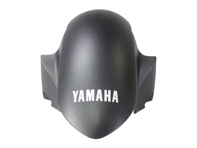 Preisgünstige Yamaha YZF 600 R6 Motorrad Verkleidung 2006-2007 - Matt Schwarz Silber Flamme