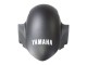 Preisgünstige Yamaha YZF 600 R6 Motorrad Verkleidung 2006-2007 - Matt Schwarz Silber Flamme