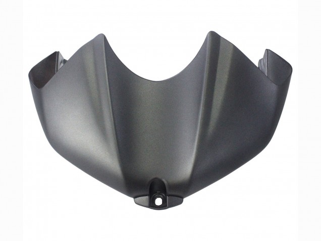 Preisgünstige Yamaha YZF 600 R6 Motorrad Verkleidung 2006-2007 - Matt Schwarz Silber Flamme