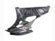 Preisgünstige Yamaha YZF 600 R6 Motorrad Verkleidung 2006-2007 - Matt Schwarz Silber Flamme