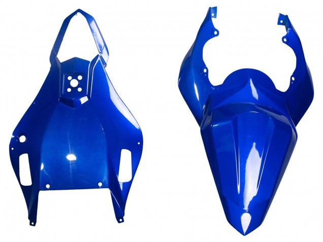 Preisgünstige Yamaha YZF 600 R6 Motorrad Verkleidung 2006-2007 - Blau Weiss Glanzendes Schwarz