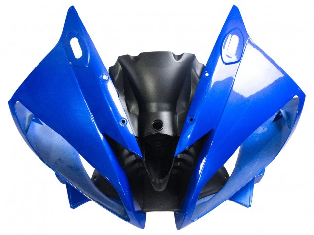 Preisgünstige Yamaha YZF 600 R6 Motorrad Verkleidung 2006-2007 - Blau Weiss Glanzendes Schwarz