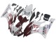 Preisgünstige Yamaha YZF 600 R6 Motorrad Verkleidung 2006-2007 - Weiss Kastanienbraun Rot Fiat Acer Yamalube