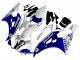 Preisgünstige Yamaha YZF 600 R6 Motorrad Verkleidung 2006-2007 - Weiss Blau Jordan