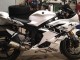 Preisgünstige Yamaha YZF 600 R6 Motorrad Verkleidung 2006-2007 - Weiss Glanzendes Schwarz Motul Michelin