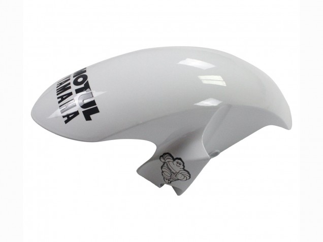 Preisgünstige Yamaha YZF 600 R6 Motorrad Verkleidung 2006-2007 - Weiss Glanzendes Schwarz Motul Michelin