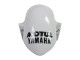 Preisgünstige Yamaha YZF 600 R6 Motorrad Verkleidung 2006-2007 - Weiss Glanzendes Schwarz Motul Michelin