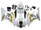 Preisgünstige Yamaha YZF 600 R6 Motorrad Verkleidung 2006-2007 - Weiss Gold Schwarz Fiat