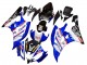 Preisgünstige Yamaha YZF 600 R6 Motorrad Verkleidung 2006-2007 - Weiss Blau Schwarz Fimer Volvo Yamalube Sterilgarda