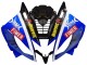 Preisgünstige Yamaha YZF 600 R6 Motorrad Verkleidung 2006-2007 - Weiss Blau Schwarz Fimer Volvo Yamalube Sterilgarda