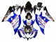 Preisgünstige Yamaha YZF 600 R6 Motorrad Verkleidung 2006-2007 - Weiss Blau Schwarz Fimer Volvo Yamalube Sterilgarda