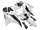 Preisgünstige Yamaha YZF 600 R6 Motorrad Verkleidung 2006-2007 - Weiss Matt Schwarz