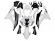 Preisgünstige Yamaha YZF 600 R6 Motorrad Verkleidung 2006-2007 - Weiss Matt Schwarz
