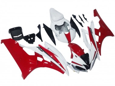 Preisgünstige Yamaha YZF 600 R6 Motorrad Verkleidung 2006-2007 - Weiss Rot