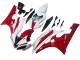 Preisgünstige Yamaha YZF 600 R6 Motorrad Verkleidung 2006-2007 - Weiss Rot