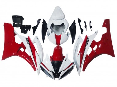Preisgünstige Yamaha YZF 600 R6 Motorrad Verkleidung 2006-2007 - Weiss Rot