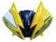 Preisgünstige Yamaha YZF 600 R6 Motorrad Verkleidung 2006-2007 - Gelb Weiss Glanzendes Schwarz Motul