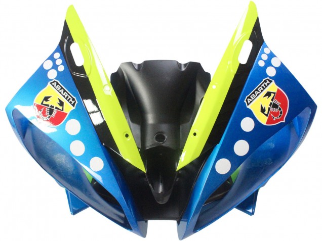 Preisgünstige Yamaha YZF 600 R6 Motorrad Verkleidung 2006-2007 - Blau Neon Grun Schwarz Hai