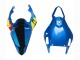 Preisgünstige Yamaha YZF 600 R6 Motorrad Verkleidung 2006-2007 - Blau Neon Grun Schwarz Hai