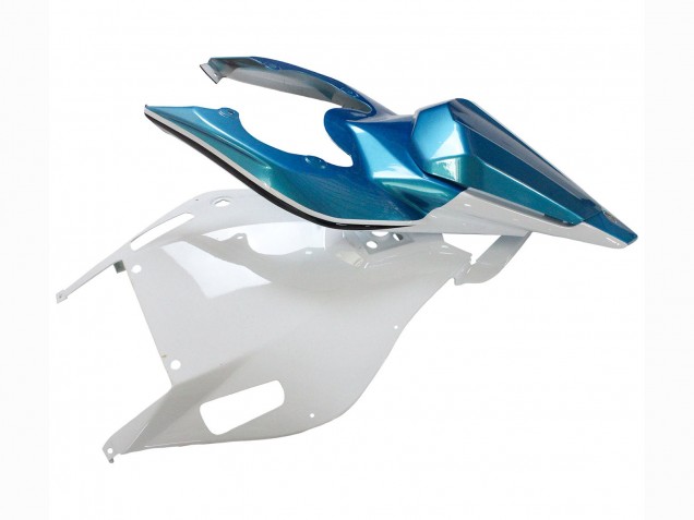 Preisgünstige Yamaha YZF 600 R6 Motorrad Verkleidung 2006-2007 - Weiss Blau Schwarz Semakin Didepan ENEOS