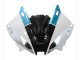 Preisgünstige Yamaha YZF 600 R6 Motorrad Verkleidung 2006-2007 - Weiss Blau Schwarz Semakin Didepan ENEOS