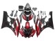 Preisgünstige Yamaha YZF 600 R6 Motorrad Verkleidung 2006-2007 - Rot Matt Schwarz