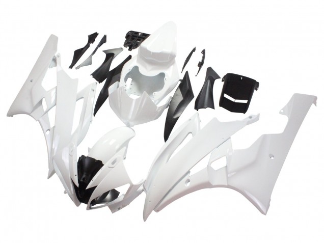 Preisgünstige Yamaha YZF 600 R6 Motorrad Verkleidung 2006-2007 - Weiss