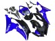 Preisgünstige Yamaha YZF 600 R6 Motorrad Verkleidung 2008-2016 - Blau Glanzendes Schwarz