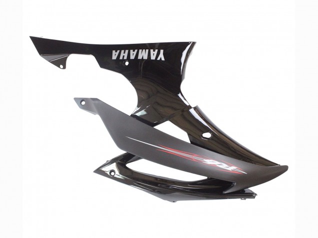 Preisgünstige Yamaha YZF 600 R6 Motorrad Verkleidung 2008-2016 - Glanzendes Schwarz Matt Schwarz