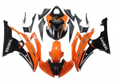 Preisgünstige Yamaha YZF 600 R6 Motorrad Verkleidung 2008-2016 - Orange Schwarz