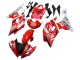 Preisgünstige Yamaha YZF 600 R6 Motorrad Verkleidung 2008-2016 - Weiss Rot Schwarz Fiat Acer