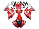 Preisgünstige Yamaha YZF 600 R6 Motorrad Verkleidung 2008-2016 - Weiss Rot Schwarz Fiat Acer